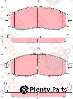  TRW part GDB3340 Brake Pad Set, disc brake