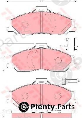  TRW part GDB3353 Brake Pad Set, disc brake