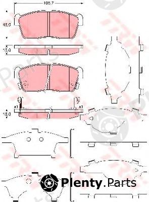  TRW part GDB3359 Brake Pad Set, disc brake