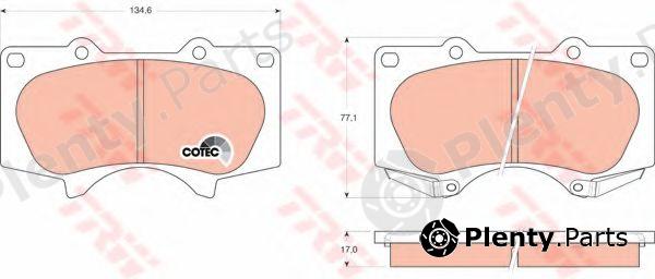  TRW part GDB3364 Brake Pad Set, disc brake