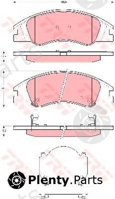  TRW part GDB3367 Brake Pad Set, disc brake