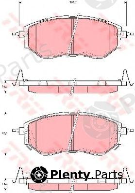  TRW part GDB3372 Brake Pad Set, disc brake