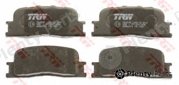  TRW part GDB3374 Brake Pad Set, disc brake