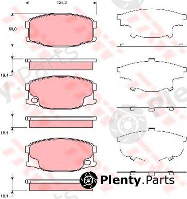  TRW part GDB3388 Brake Pad Set, disc brake