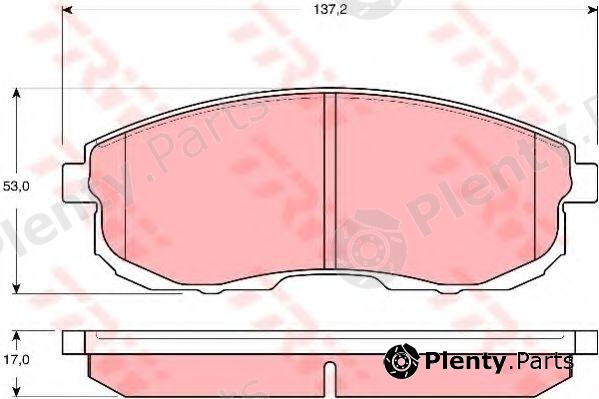  TRW part GDB3390 Brake Pad Set, disc brake