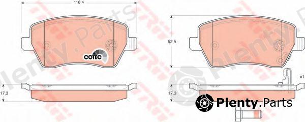  TRW part GDB3396 Brake Pad Set, disc brake