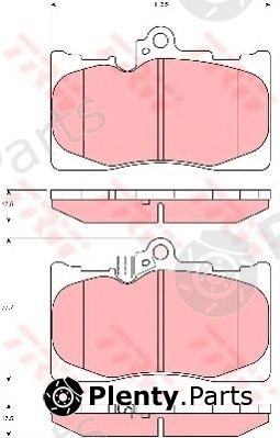  TRW part GDB3398 Brake Pad Set, disc brake
