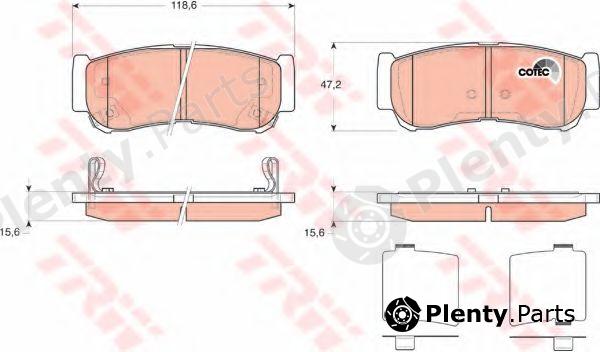  TRW part GDB3419 Brake Pad Set, disc brake