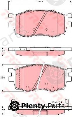  TRW part GDB3420 Brake Pad Set, disc brake