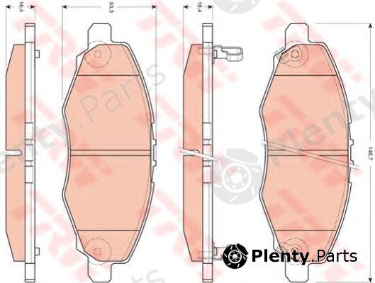  TRW part GDB3427 Brake Pad Set, disc brake
