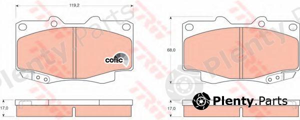  TRW part GDB3428 Brake Pad Set, disc brake
