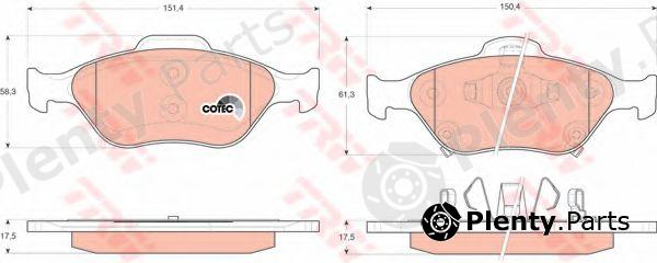  TRW part GDB3457 Brake Pad Set, disc brake