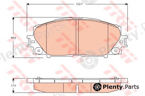  TRW part GDB3459 Brake Pad Set, disc brake