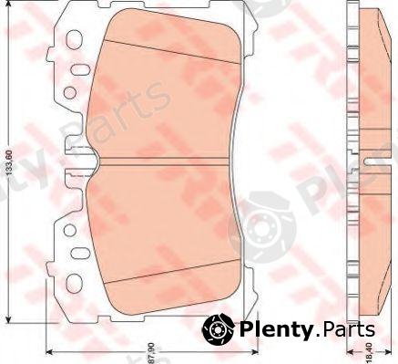  TRW part GDB3473 Brake Pad Set, disc brake