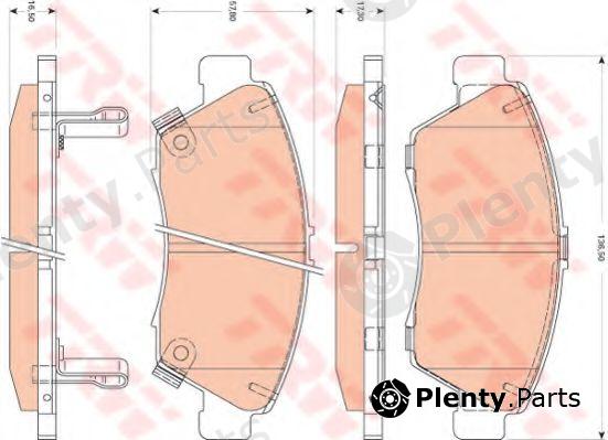  TRW part GDB3478 Brake Pad Set, disc brake