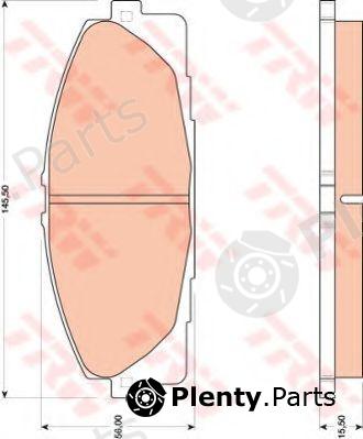  TRW part GDB3485 Brake Pad Set, disc brake