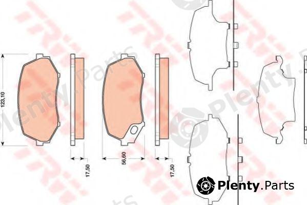  TRW part GDB3486 Brake Pad Set, disc brake