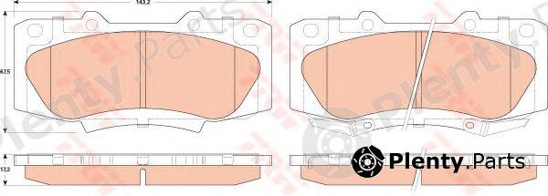  TRW part GDB3528 Brake Pad Set, disc brake