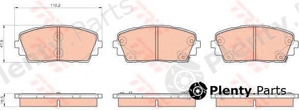  TRW part GDB3535 Brake Pad Set, disc brake