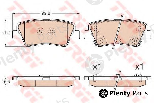  TRW part GDB3537 Brake Pad Set, disc brake