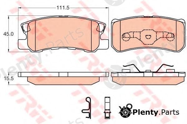  TRW part GDB3595 Brake Pad Set, disc brake