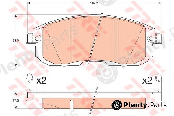  TRW part GDB3616 Brake Pad Set, disc brake
