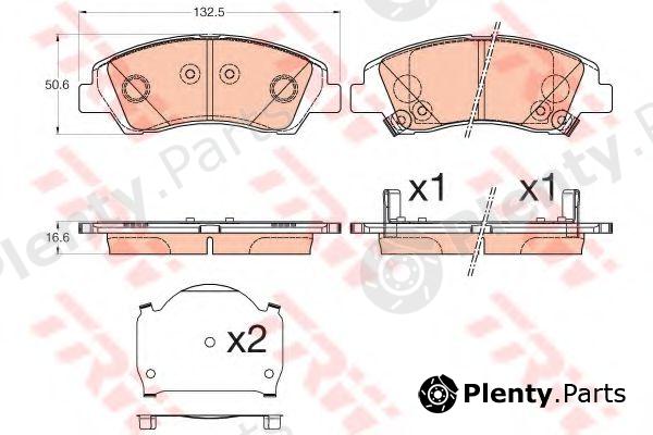  TRW part GDB3618 Brake Pad Set, disc brake