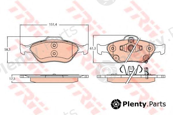  TRW part GDB3625 Brake Pad Set, disc brake