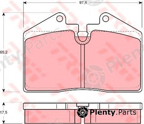  TRW part GDB379 Brake Pad Set, disc brake