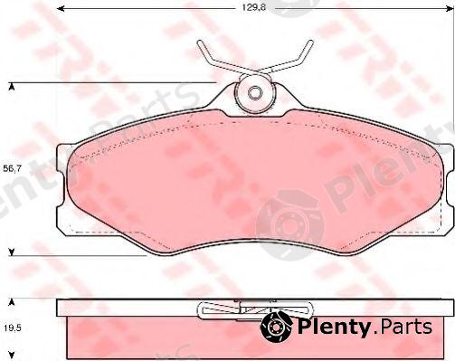  TRW part GDB399 Brake Pad Set, disc brake