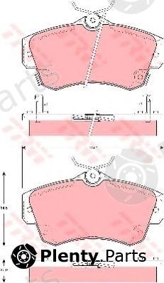  TRW part GDB4118 Brake Pad Set, disc brake