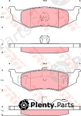  TRW part GDB4119 Brake Pad Set, disc brake