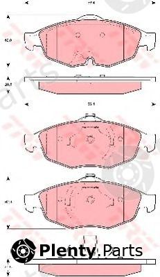  TRW part GDB4125 Brake Pad Set, disc brake