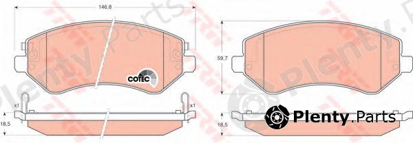  TRW part GDB4126 Brake Pad Set, disc brake