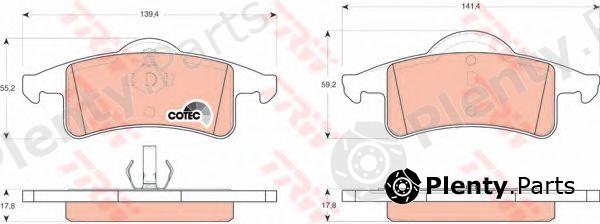 TRW part GDB4127 Brake Pad Set, disc brake