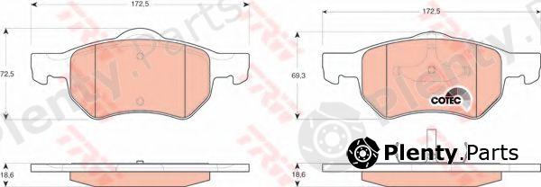 TRW part GDB4128 Brake Pad Set, disc brake
