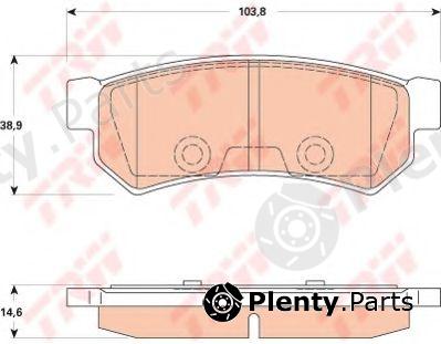  TRW part GDB4178 Brake Pad Set, disc brake