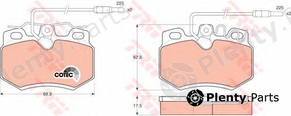  TRW part GDB446 Brake Pad Set, disc brake