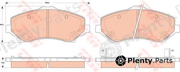  TRW part GDB4605 Brake Pad Set, disc brake