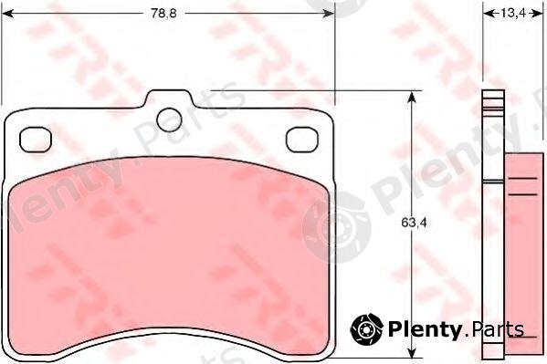  TRW part GDB736 Brake Pad Set, disc brake