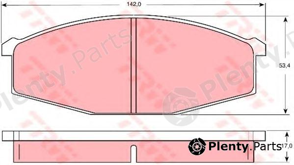  TRW part GDB747 Brake Pad Set, disc brake