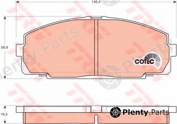 TRW part GDB770 Brake Pad Set, disc brake