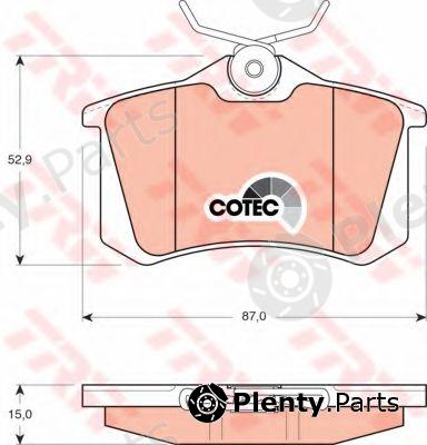  TRW part GDB823 Brake Pad Set, disc brake