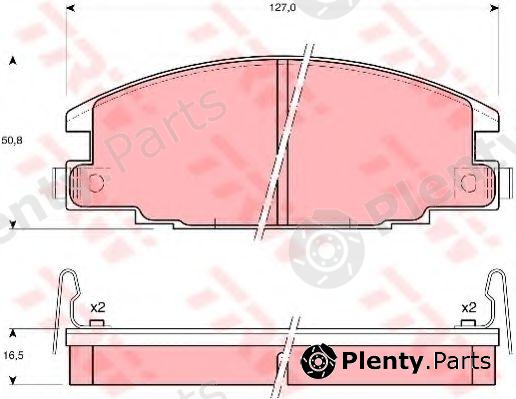  TRW part GDB870 Brake Pad Set, disc brake