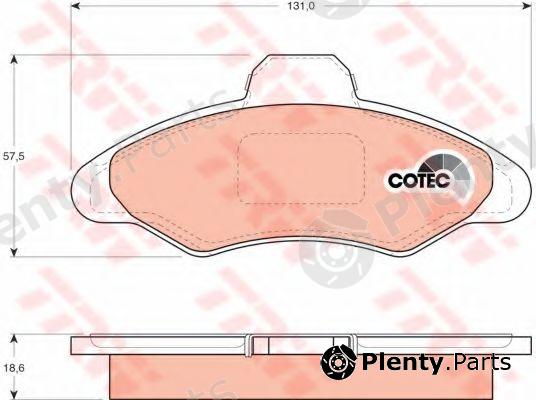  TRW part GDB897 Brake Pad Set, disc brake