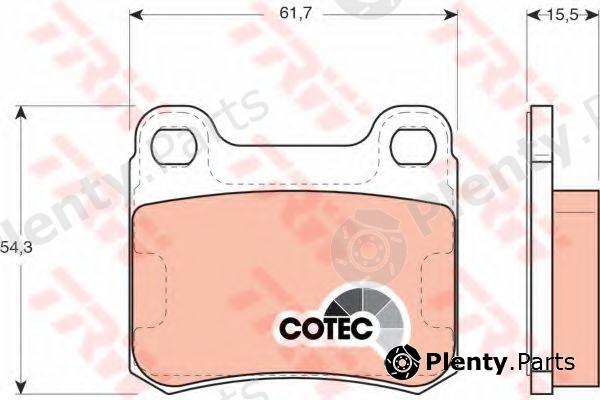  TRW part GDB911 Brake Pad Set, disc brake