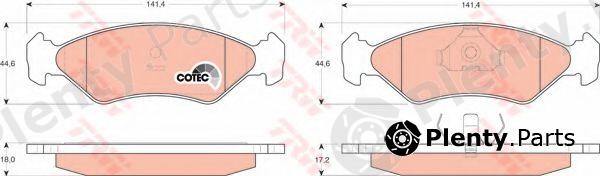  TRW part GDB953 Brake Pad Set, disc brake