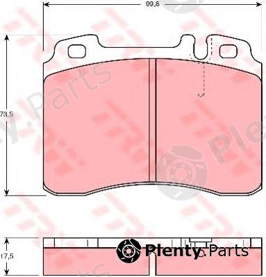  TRW part GDB962 Brake Pad Set, disc brake