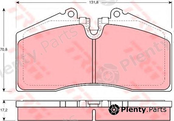  TRW part GDB966 Brake Pad Set, disc brake
