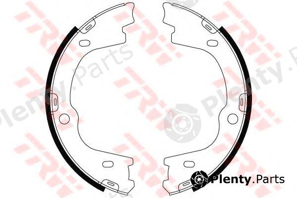  TRW part GS8803 Brake Shoe Set, parking brake